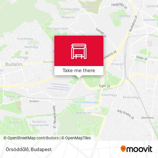 Örsöddűlő map