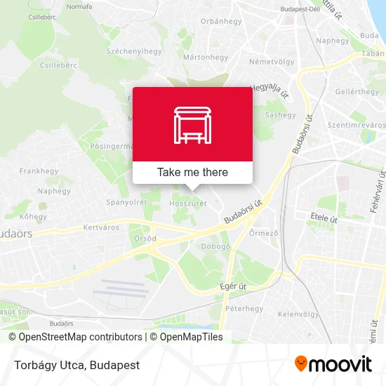 Torbágy Utca map
