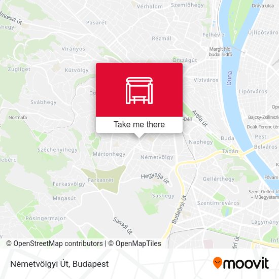 Németvölgyi Út map
