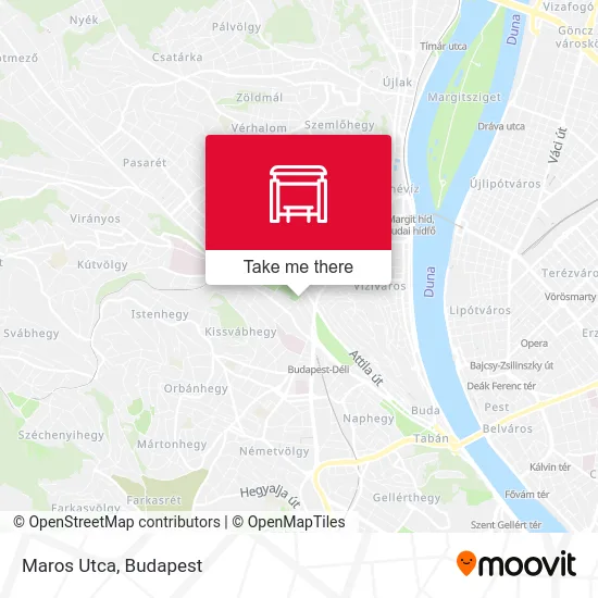 Maros Utca map