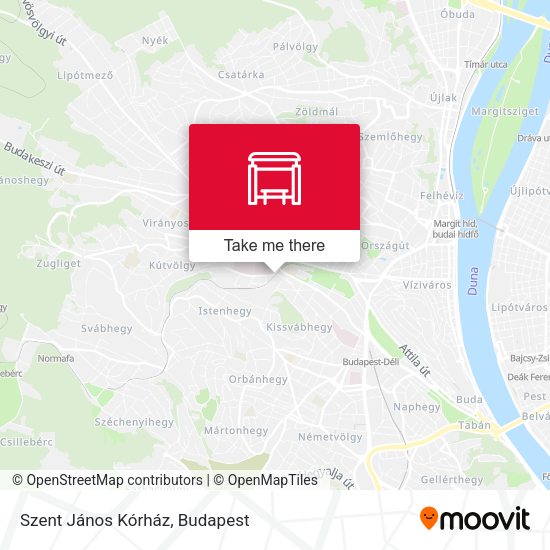 Szent János Kórház map