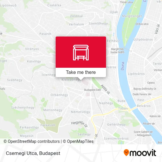 Csemegi Utca map