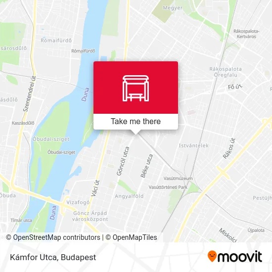 Kámfor Utca map