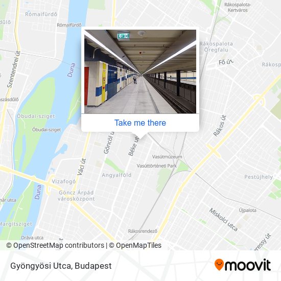 Gyöngyösi Utca map
