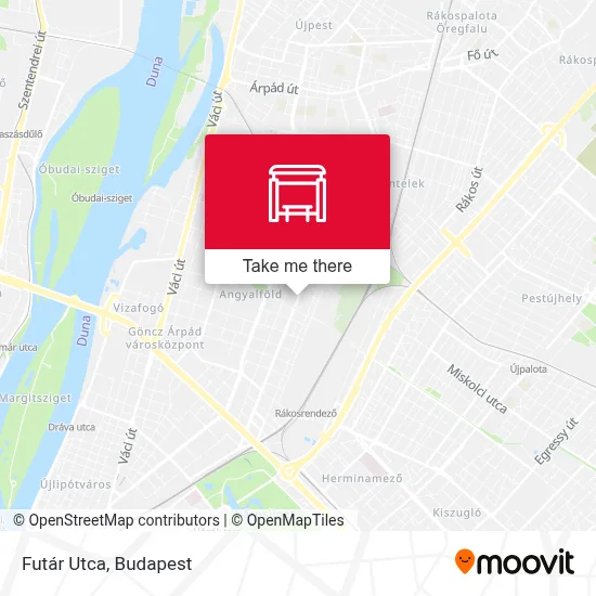 Futár Utca map