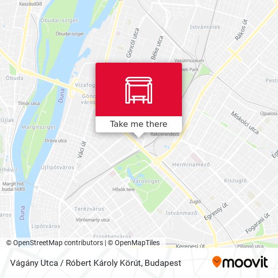 Vágány Utca / Róbert Károly Körút map