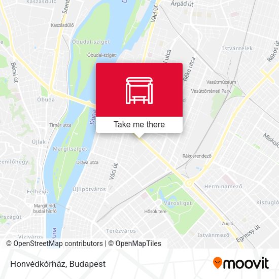 Honvédkórház map