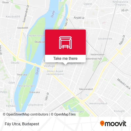 Fáy Utca map