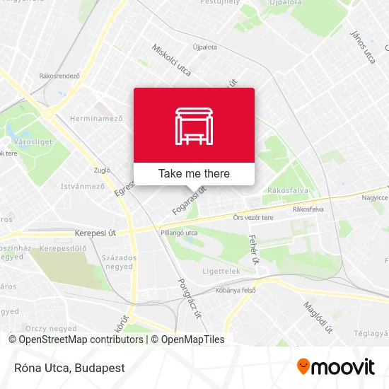 Róna Utca map