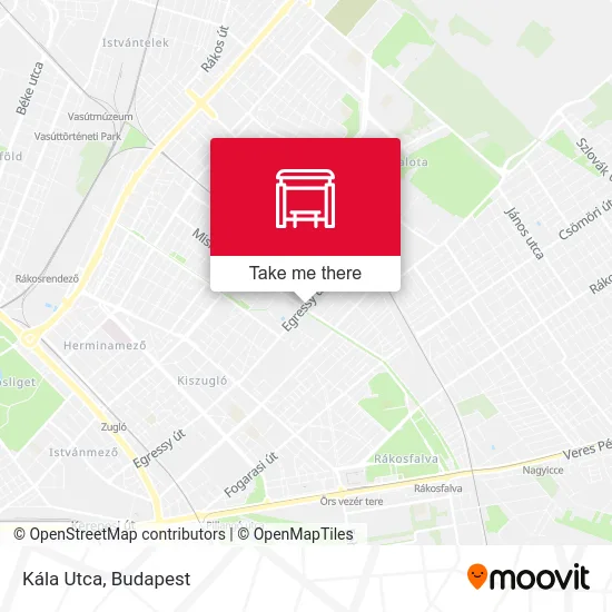 Kála Utca map
