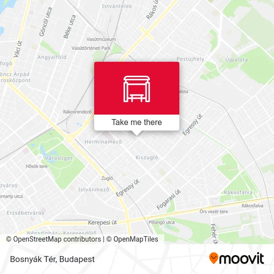 Bosnyák Tér map
