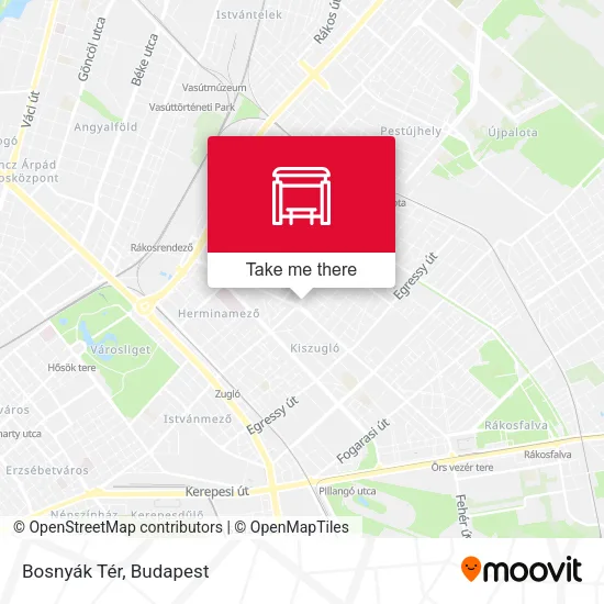Bosnyák Tér map