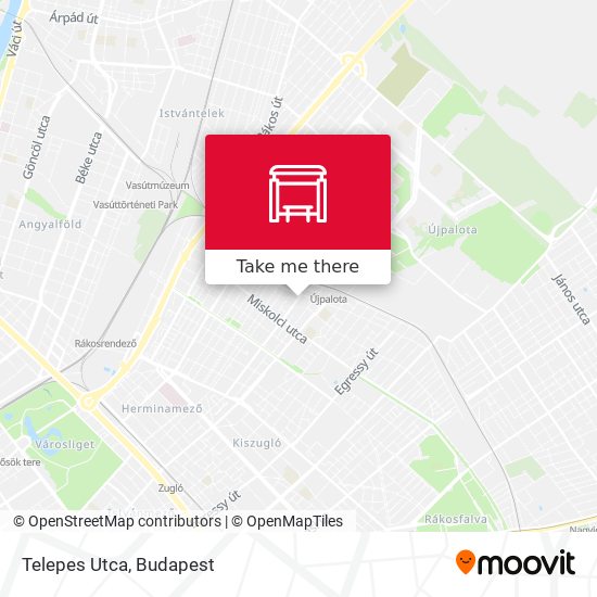 Telepes Utca map