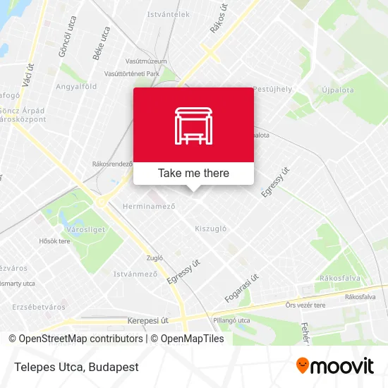 Telepes Utca map