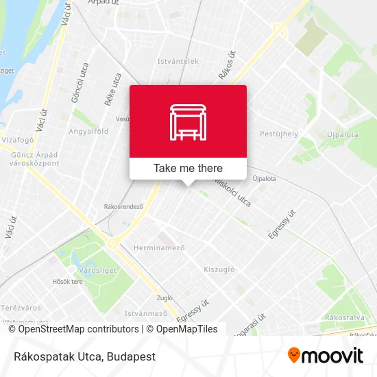 Rákospatak Utca map