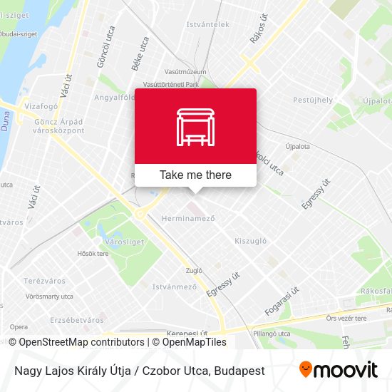 Nagy Lajos Király Útja / Czobor Utca map