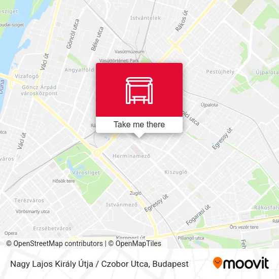 Nagy Lajos Király Útja / Czobor Utca map