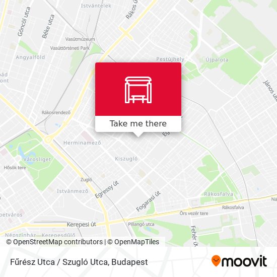 Fűrész Utca / Szugló Utca map