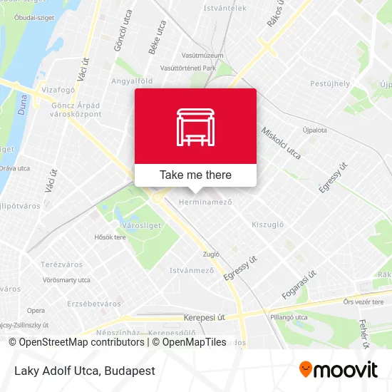 Laky Adolf Utca map
