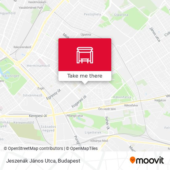 Jeszenák János Utca map