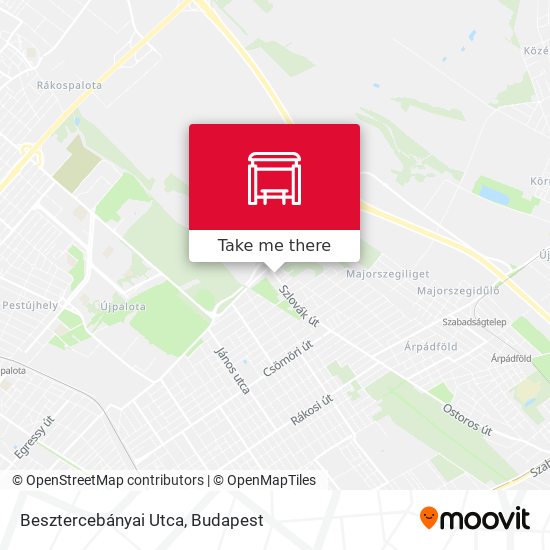 Besztercebányai Utca map