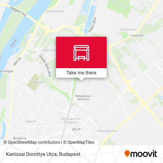 Kanizsai Dorottya Utca map