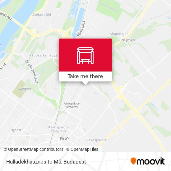 Hulladékhasznosító Mű map