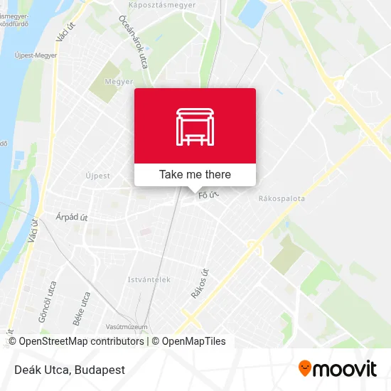 Deák Utca map