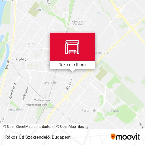 Rákos Úti Szakrendelő map