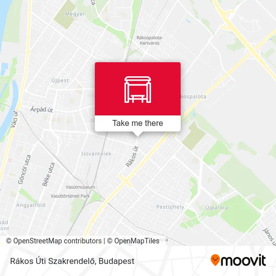 Rákos Úti Szakrendelő map