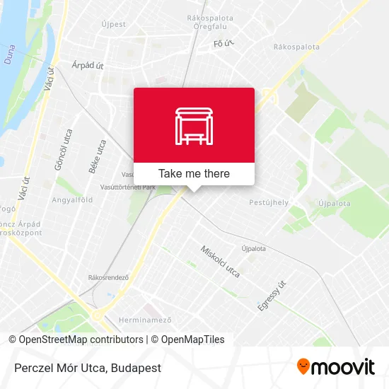 Perczel Mór Utca map