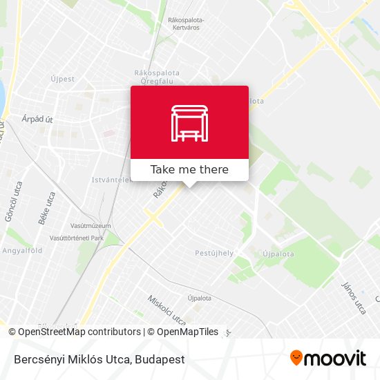 Bercsényi Miklós Utca map