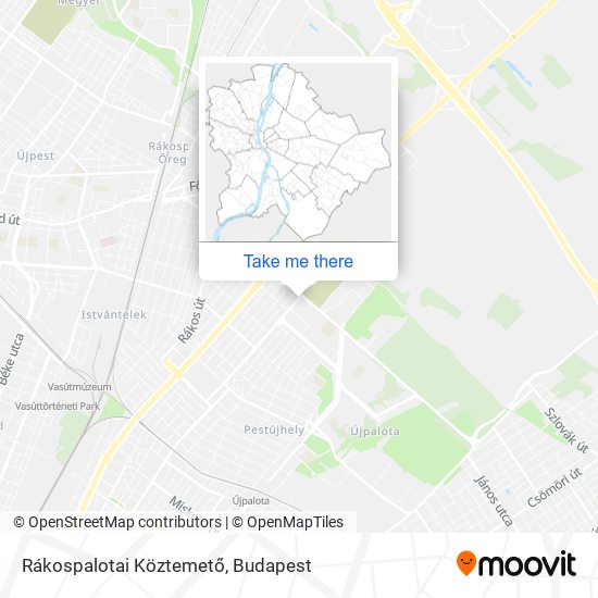 Rákospalotai Köztemető map