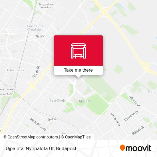 Újpalota, Nyírpalota Út map