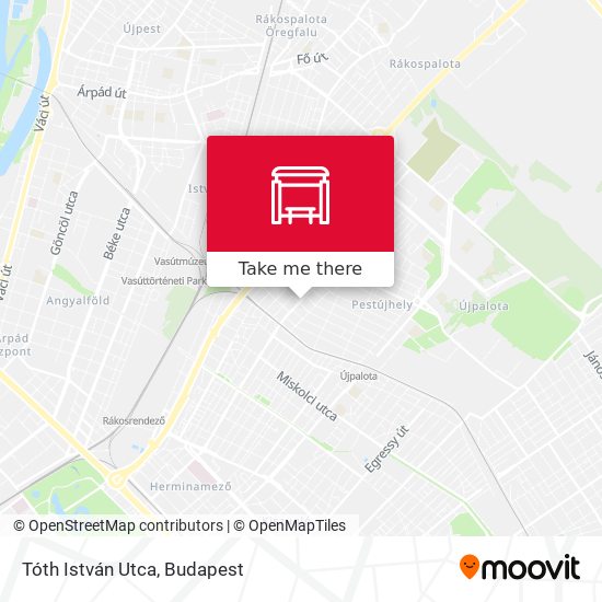 Tóth István Utca map