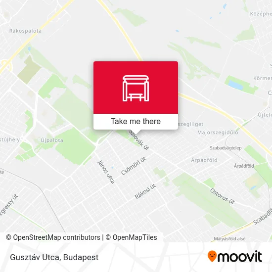 Gusztáv Utca map