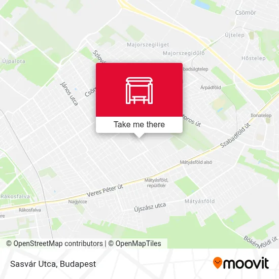 Sasvár Utca map
