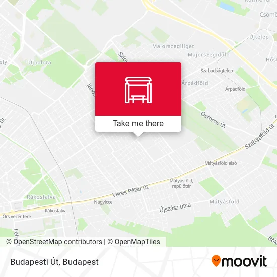 Budapesti Út map