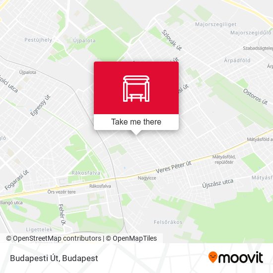 Budapesti Út map