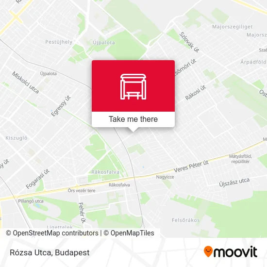 Rózsa Utca map