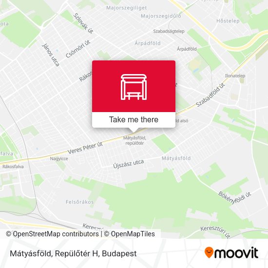 Mátyásföld, Repülőtér H map