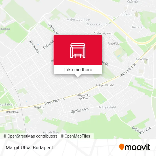 Margit Utca map