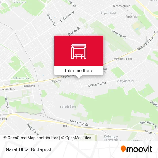Garat Utca map