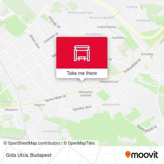 Gida Utca map