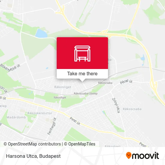 Harsona Utca map