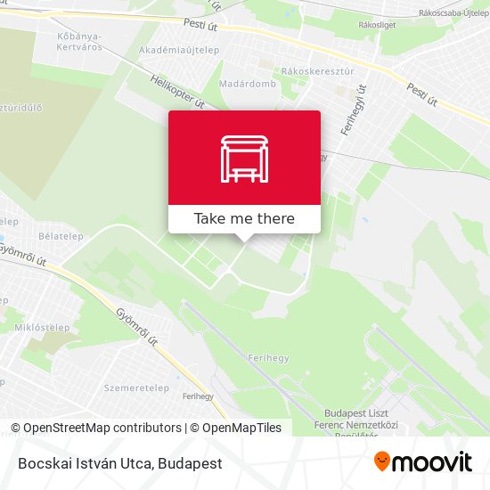 Bocskai István Utca map