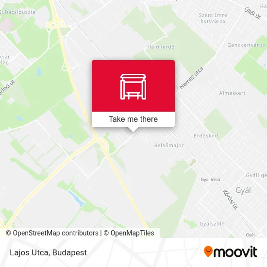 Lajos Utca map