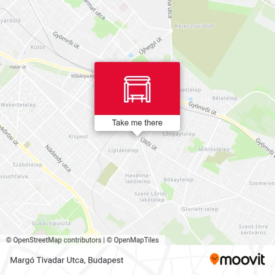 Margó Tivadar Utca map