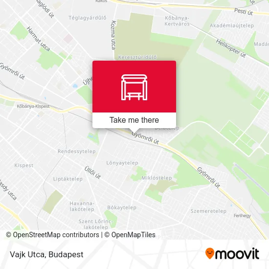Vajk Utca map