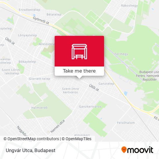 Ungvár Utca map